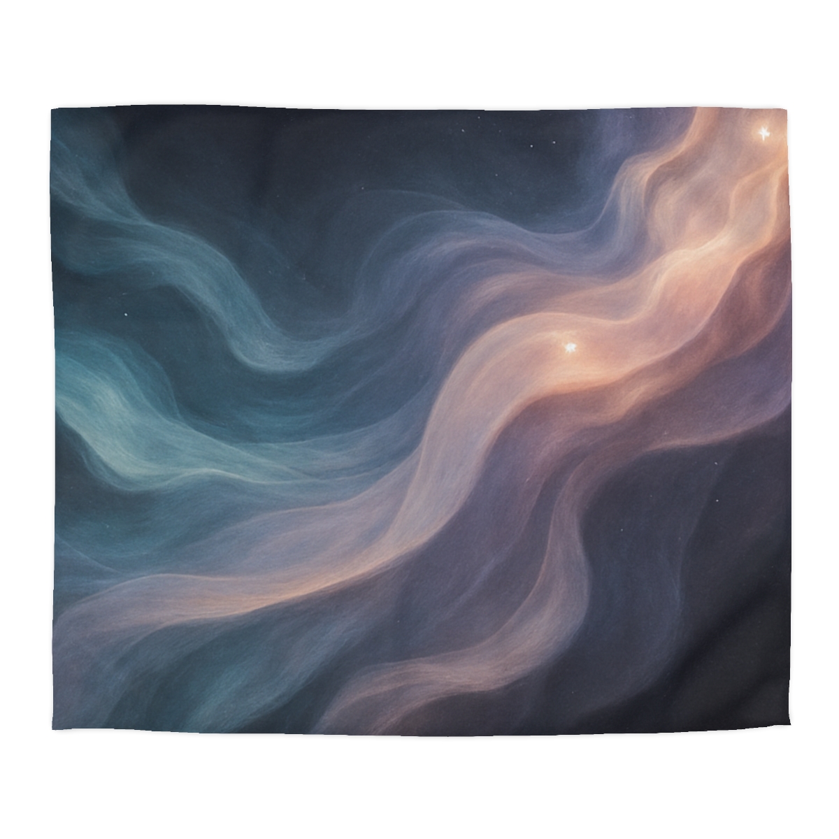 Prismatic Nebula Silk Drift personalized bedding duvets