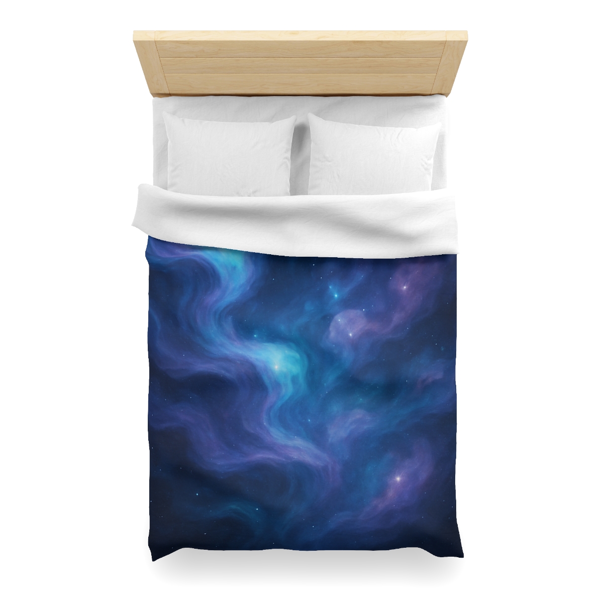 Spectral Nebula Currents personalized bedding duvets