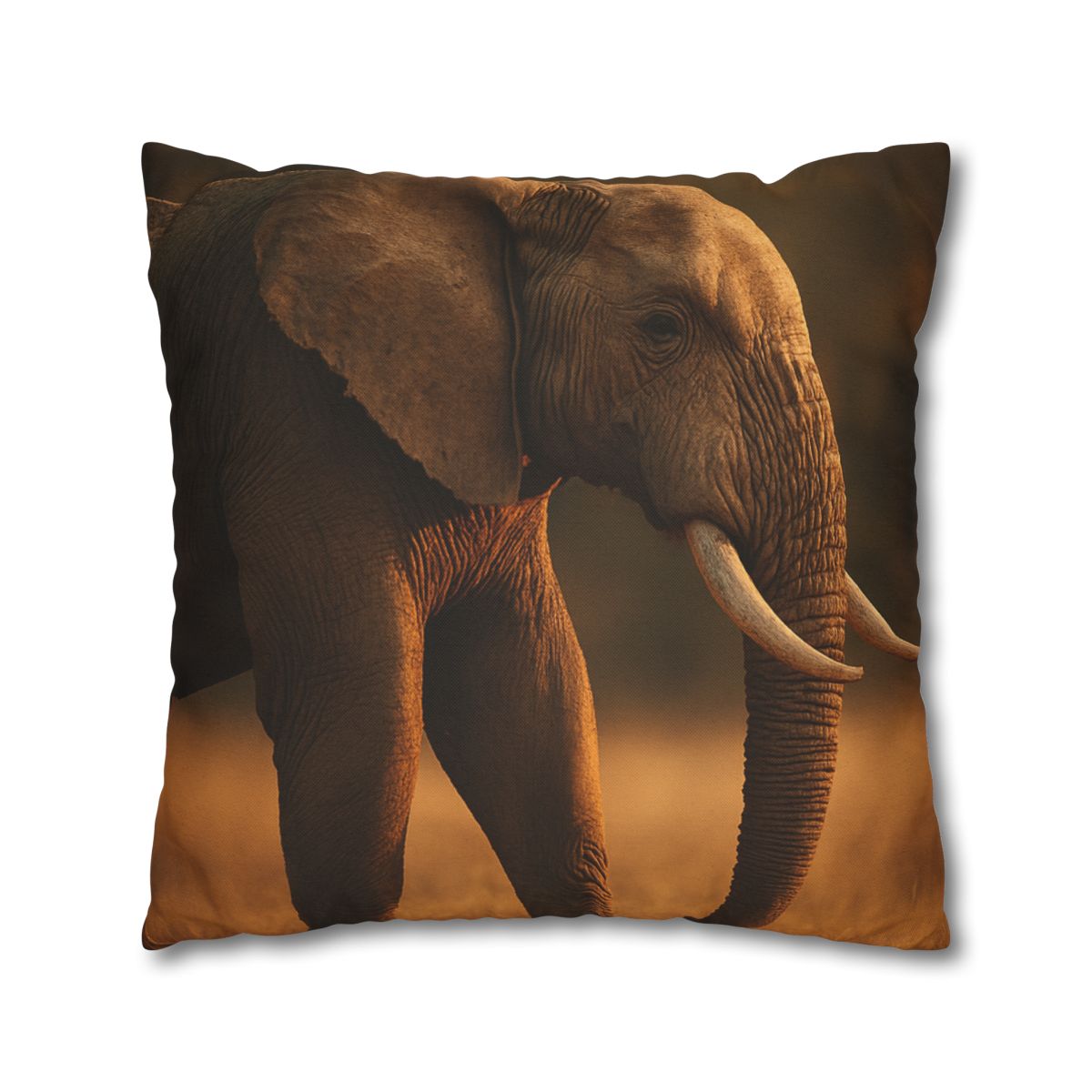 Savannah Sentinel Elephant designer print pillow cases