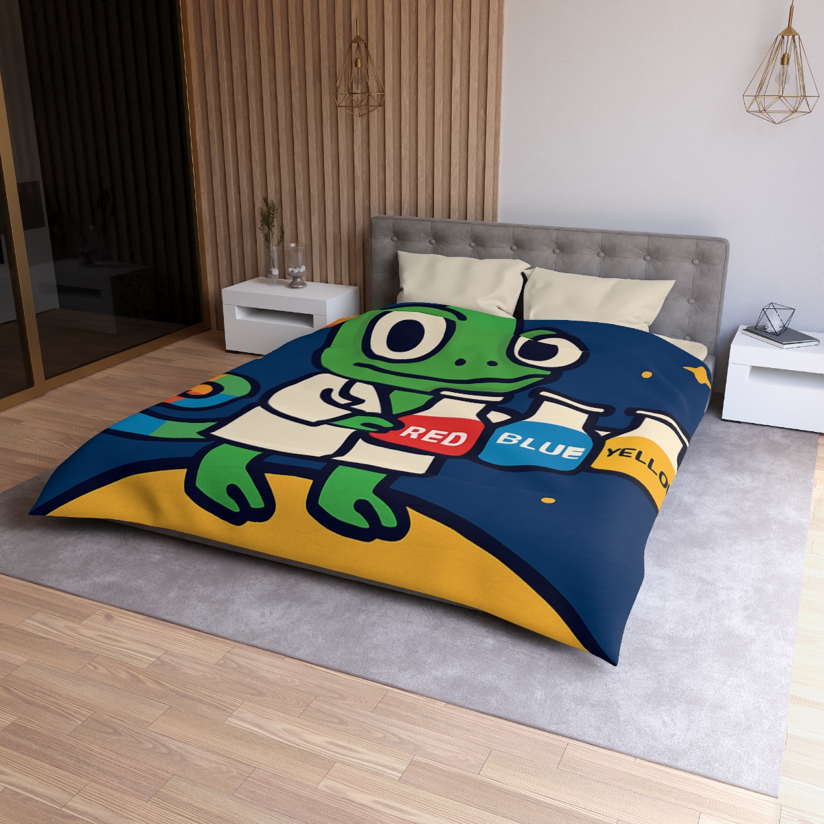 Comet Chameleon Color Lab stylish duvet covers