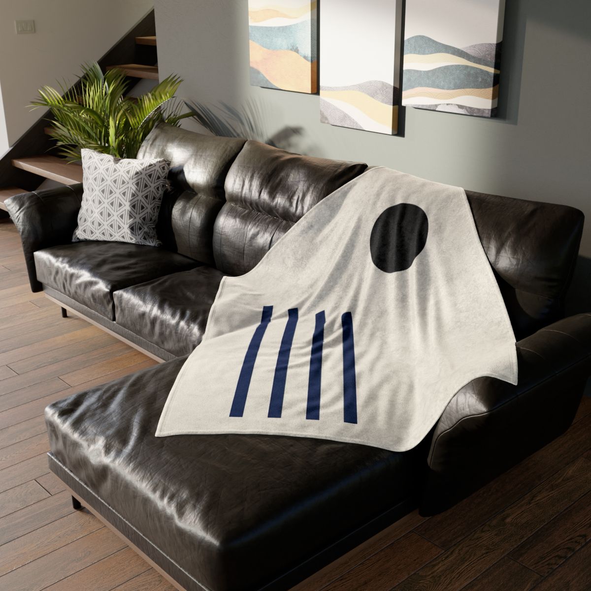 Quiet Orbit Bar Quartet trendy patterned blankets