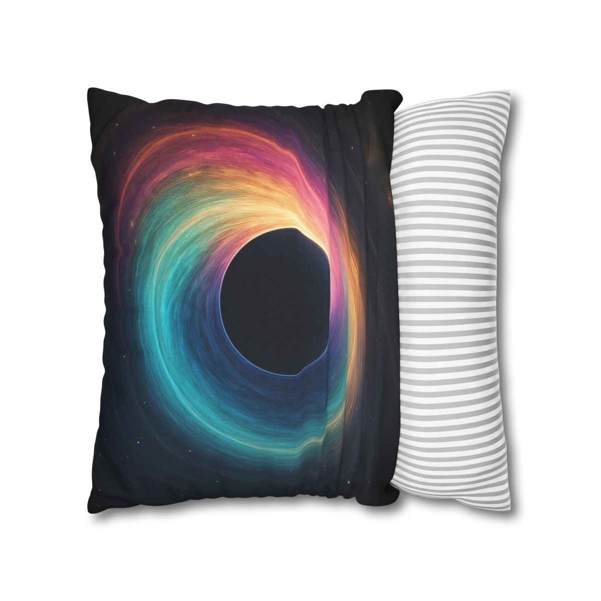 Prismatic Singularity Bloom personalized pillow covers