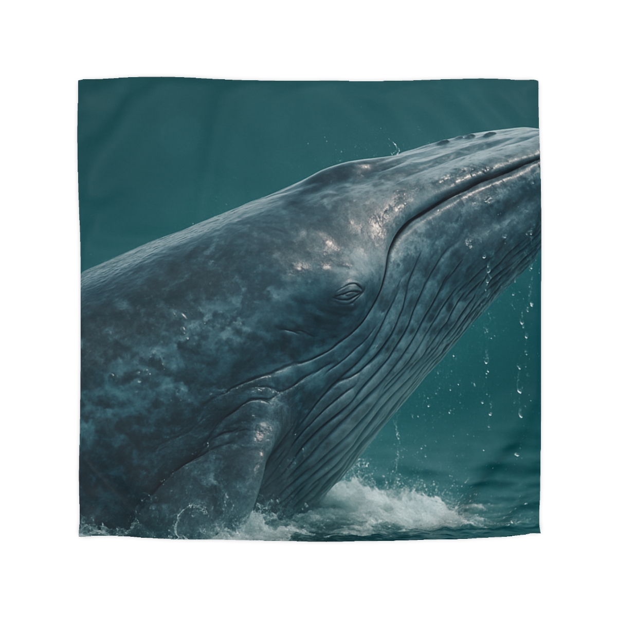 Ocean Song Blue Whale designer printed duvets