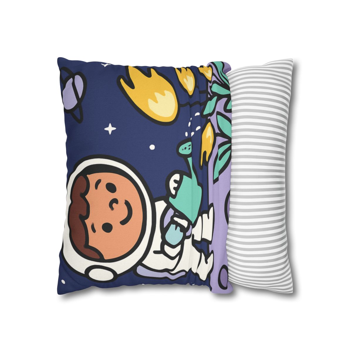 Comet Garden On Moon Meadow trendy patterned pillow cases