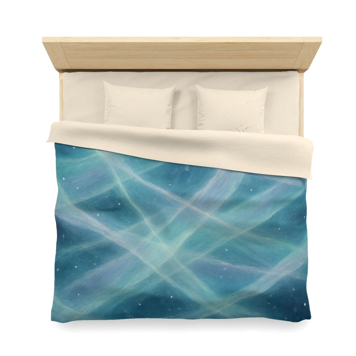 Aurora Lattice Veil custom duvets