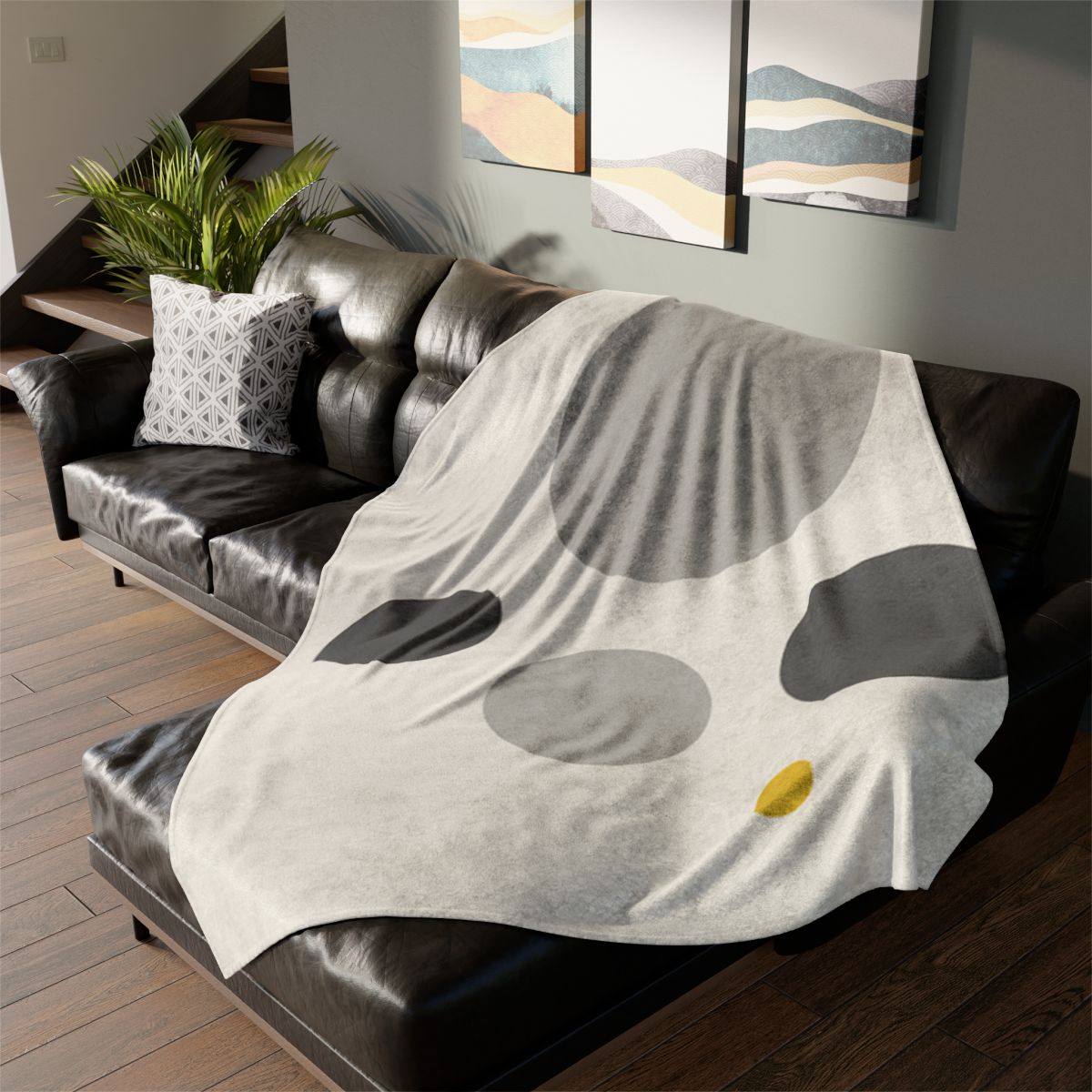 Balanced Cluster Of Circles decorative home blankets
