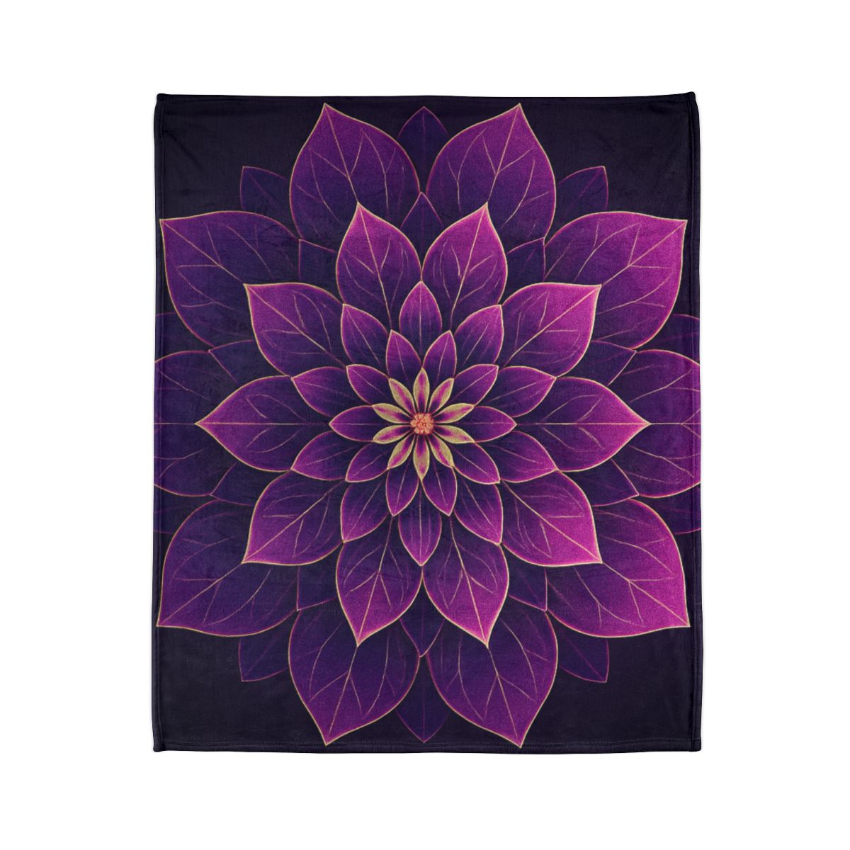 Petal Prism Mandala custom blankets