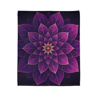 Petal Prism Mandala custom blankets