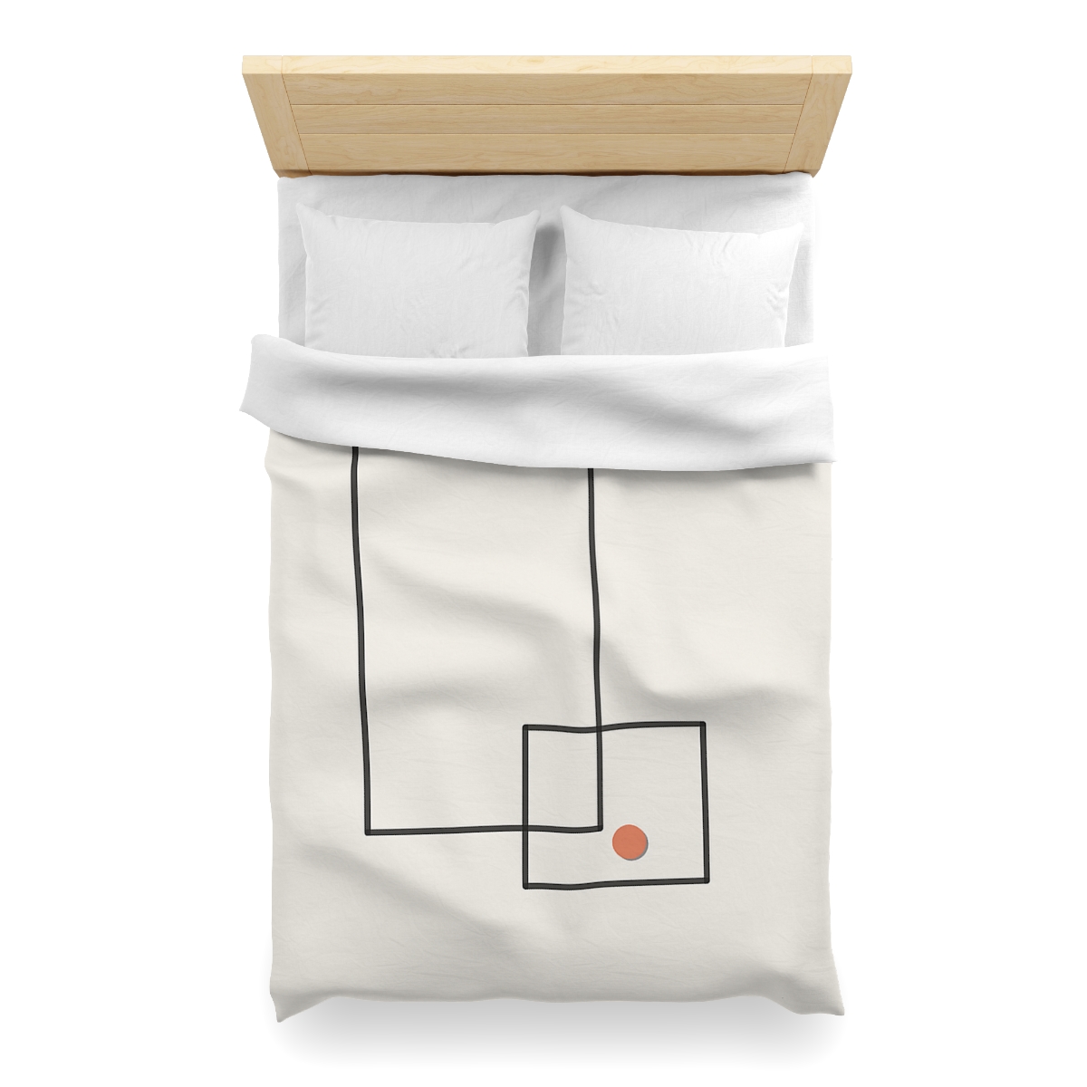 Offset Frame And Quiet Arc unique patterned duvets