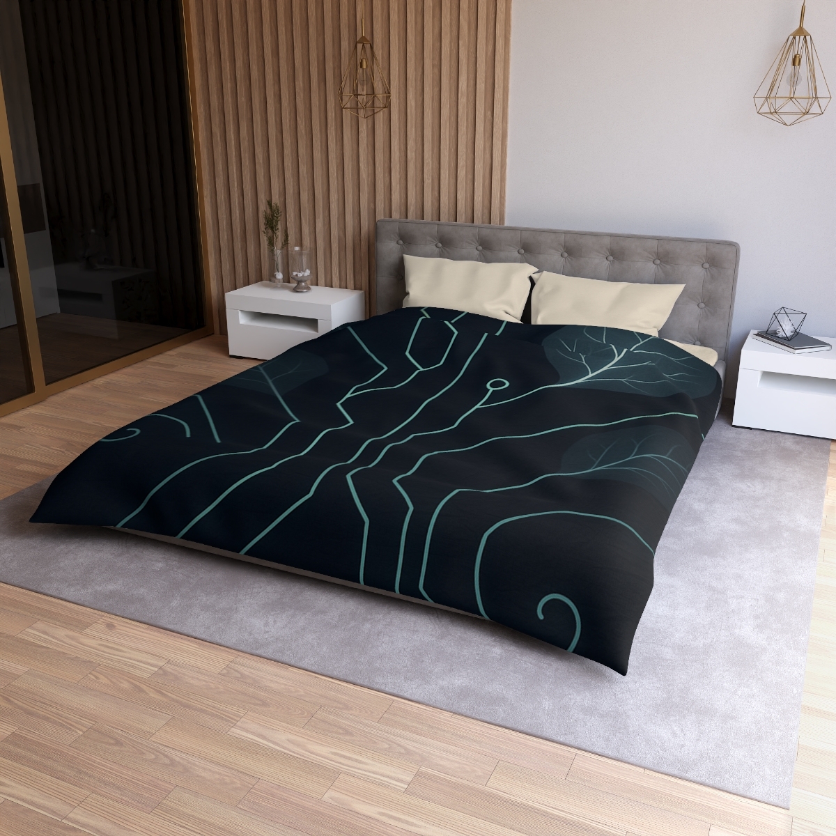 Vine Circuit Filigree stylish duvet covers