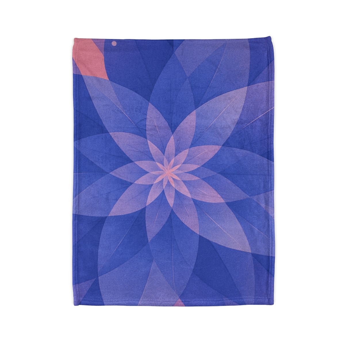 Petal Prism Overlap soft fleece blankets