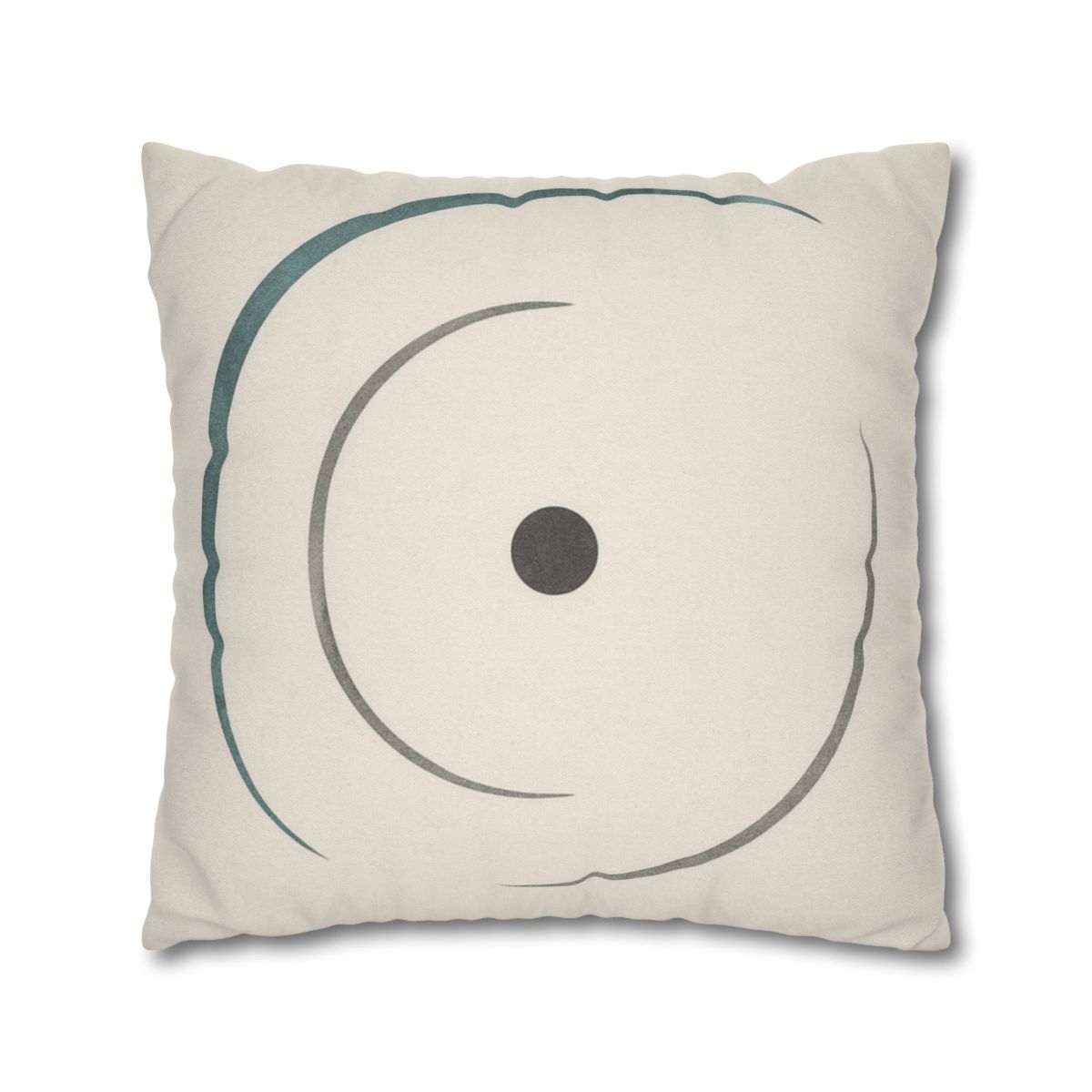 Twin Arcs And Centered Dot soft cotton pillow cases