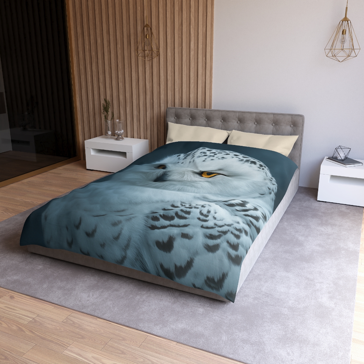 Midnight Watch Snowy Owl duvets for gifts