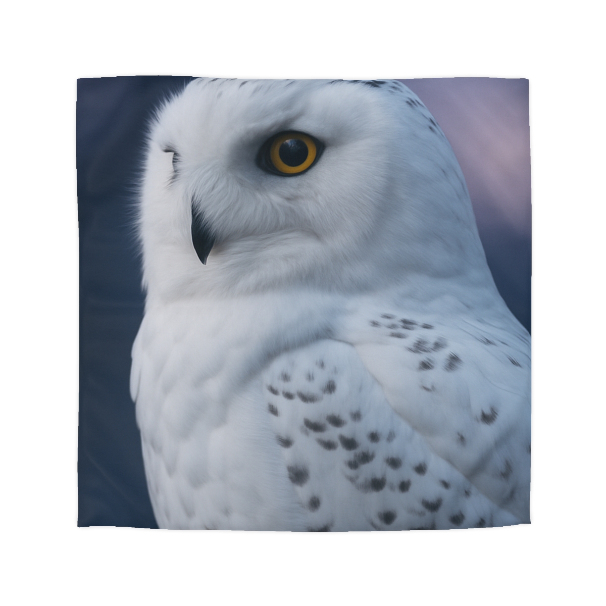 Twilight Watcher Snowy Owl warm winter duvets