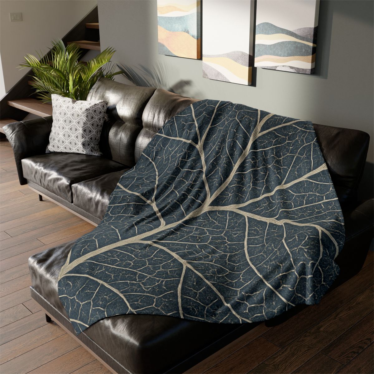 Leaf Vein Starchart Lattice unique gift blanketscustom blankets