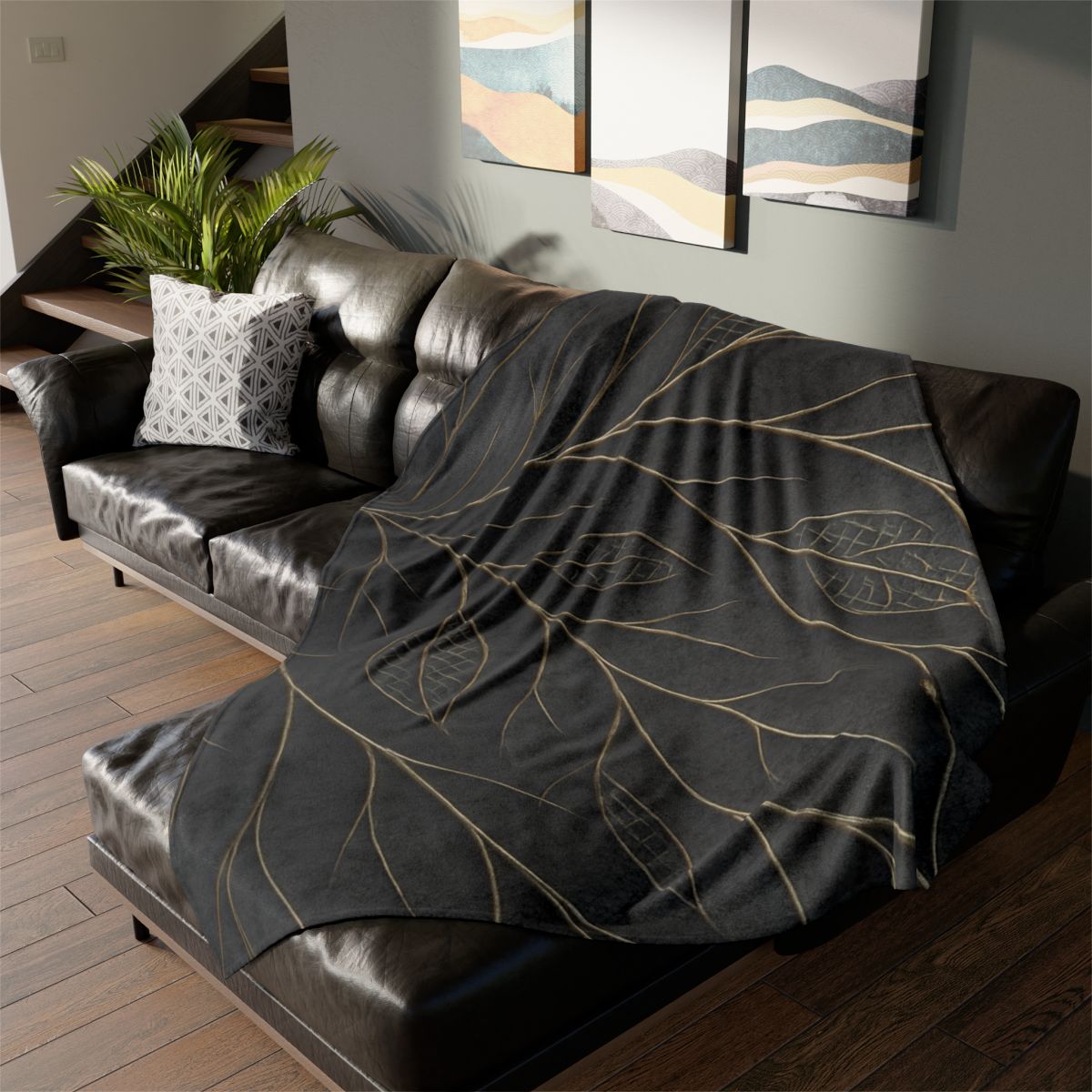 Vein Circuit Filigree decorative home blankets