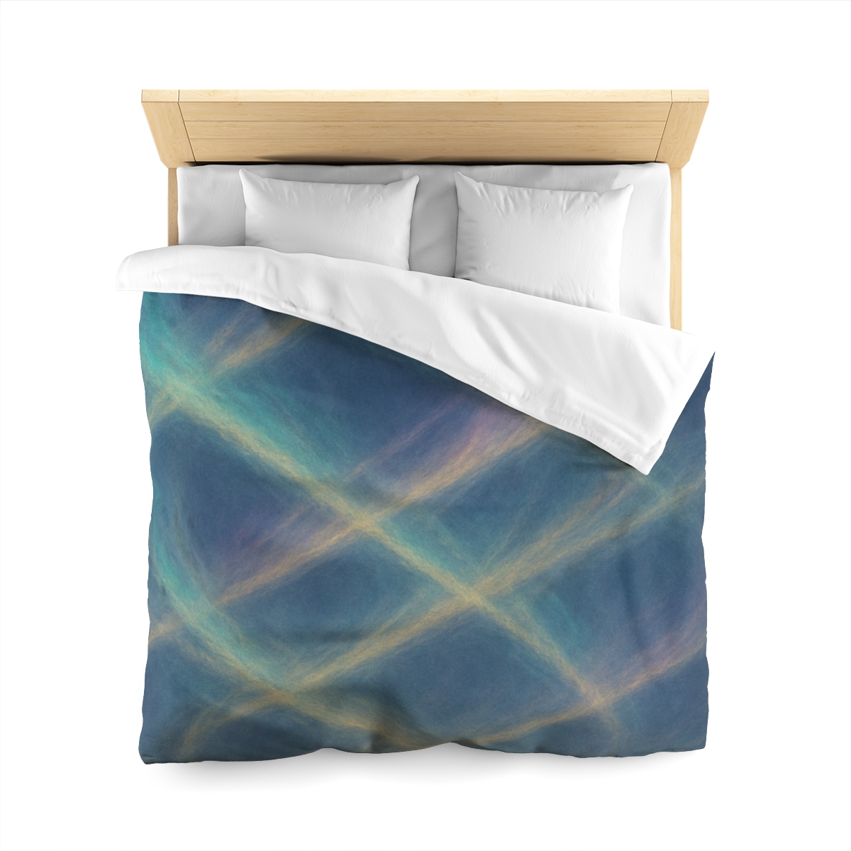 Aurora Lattice Horizon custom duvets