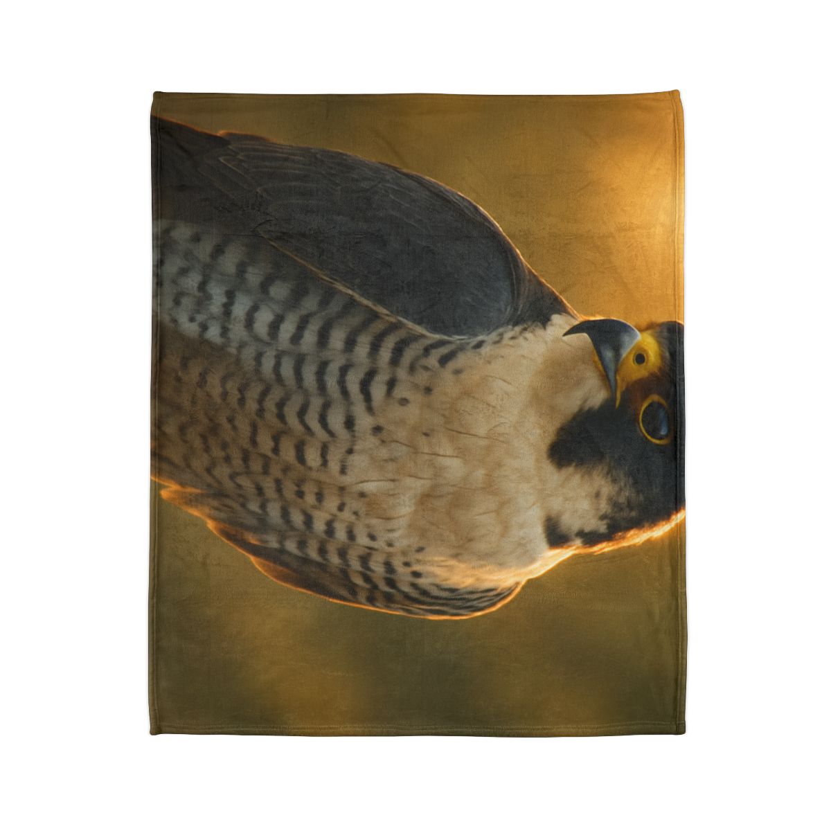 Dawn Arrow Peregrine Falcon personalized cozy blankets