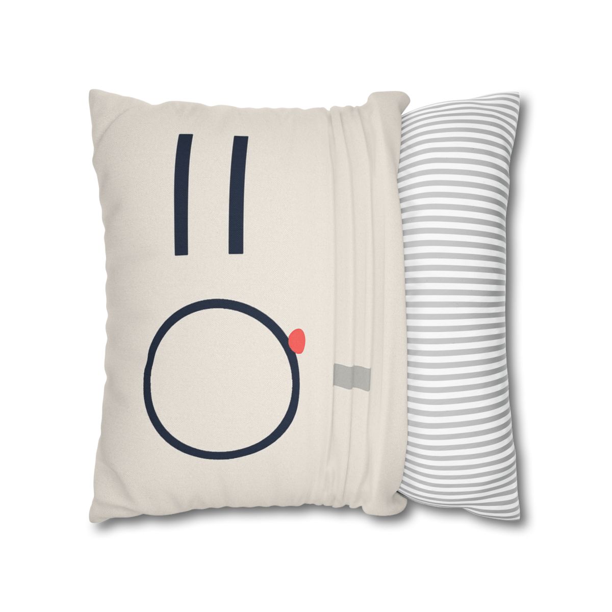 Quiet Orbit With Offset Bars designer print pillow cases