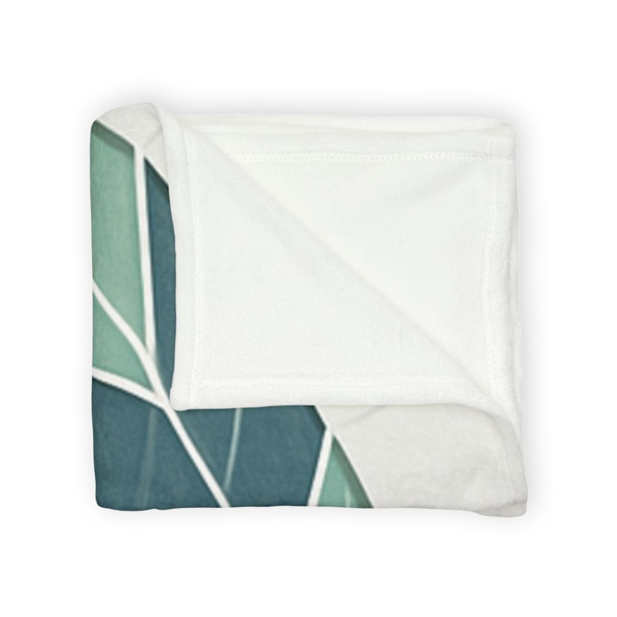Orbiting Leaf Lattice soft fleece blankets