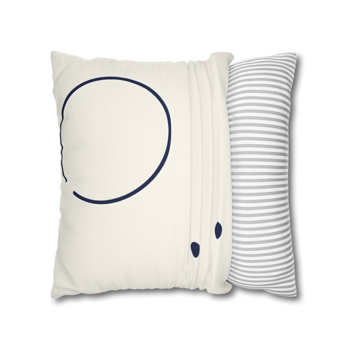 Orbiting Arc And Twin Dots designer print pillow cases