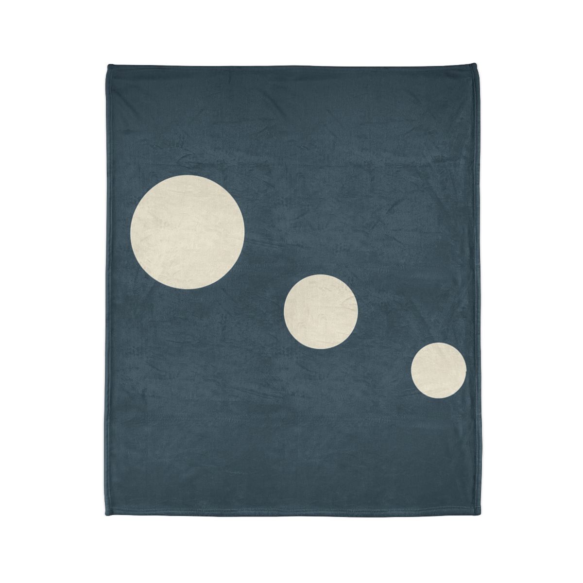 Trio Of Staggered Circles decorative home blankets