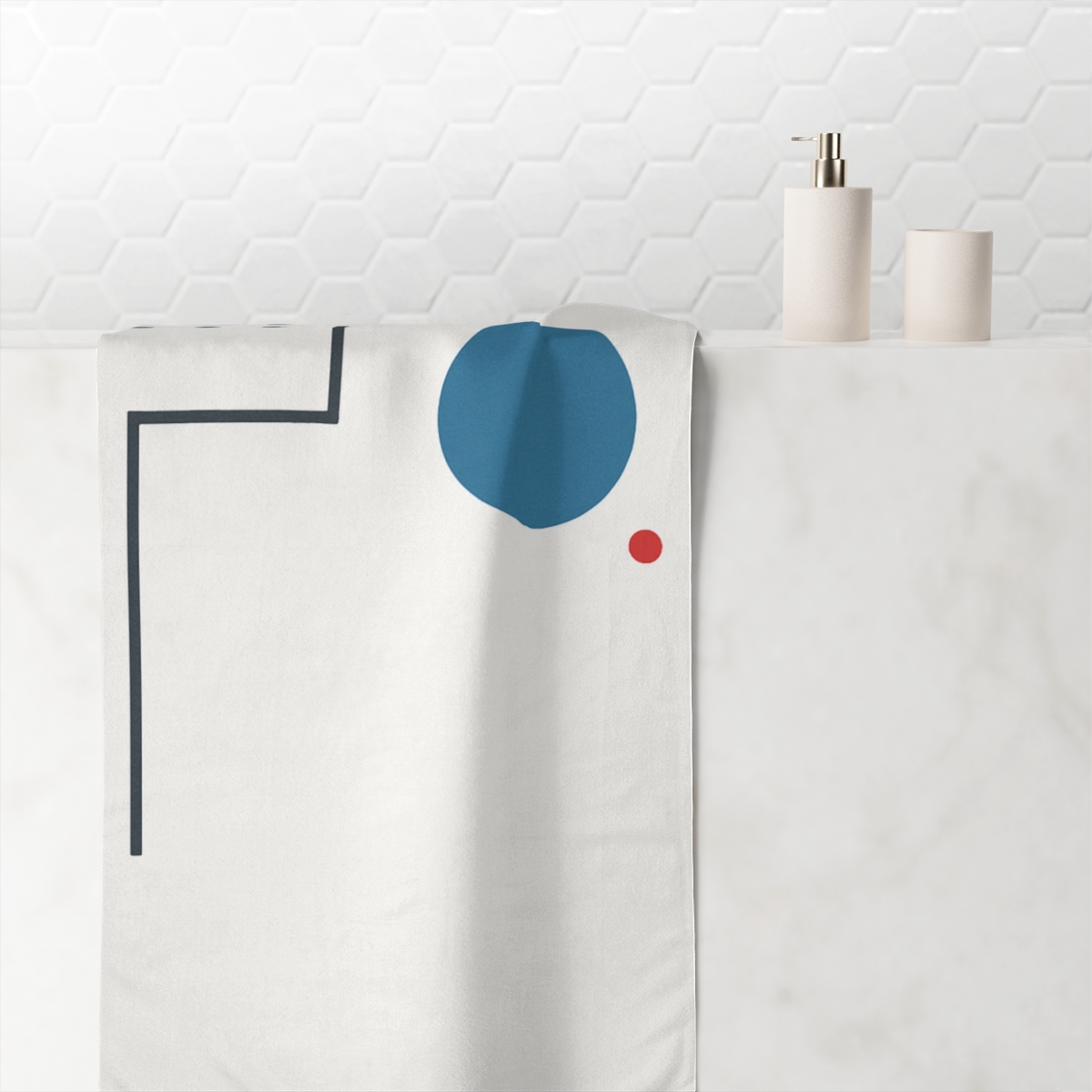 Missing Cell Grid And Resting Circle comfortable face towels