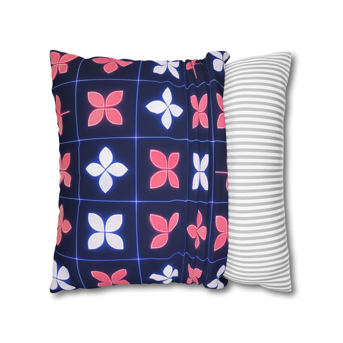 Quantum Blossom Grid custom pillow cases