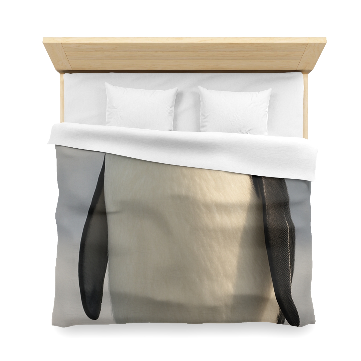 Frost Halo Emperor Penguin soft comforter duvets
