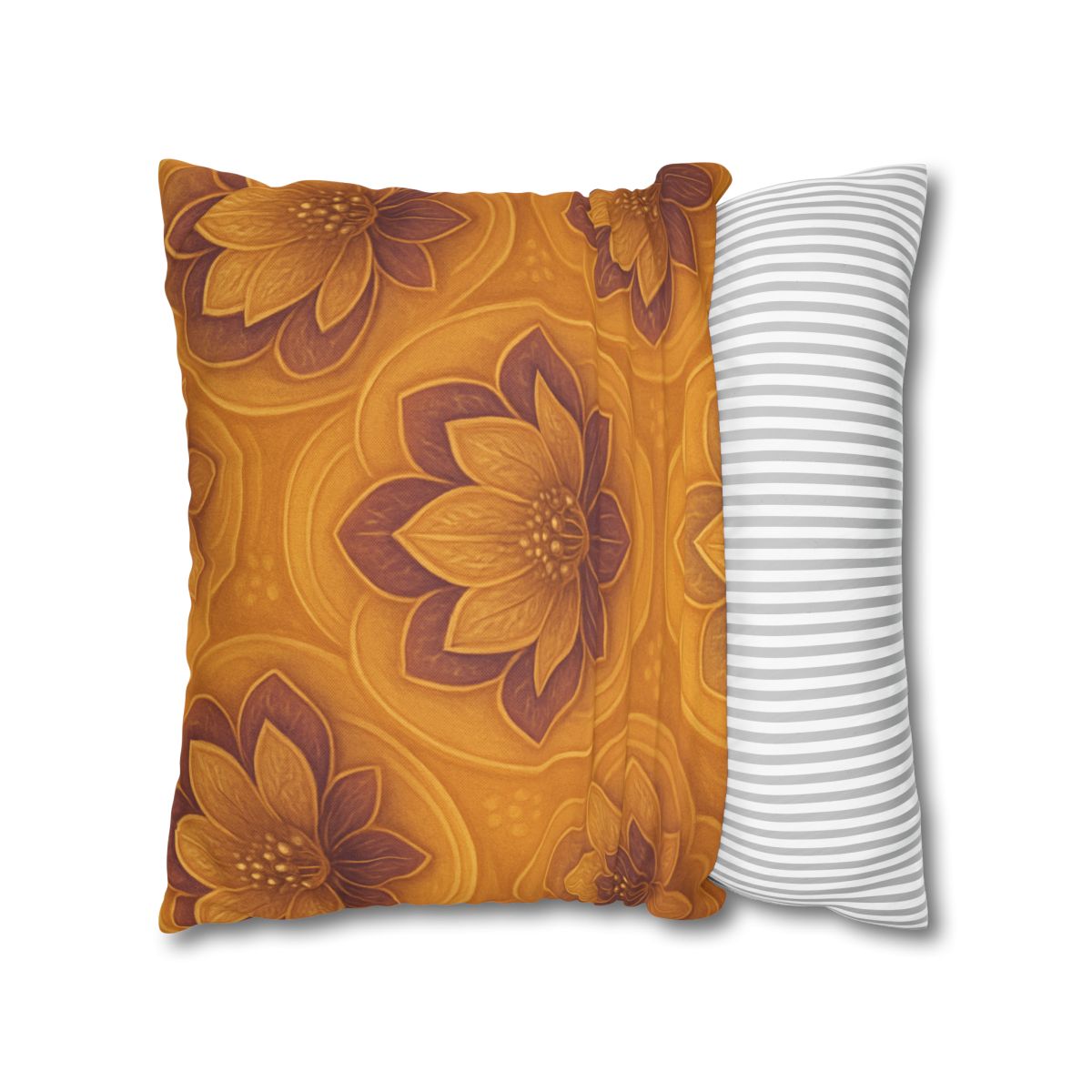 Auric Blossom Halo personalized pillow covers