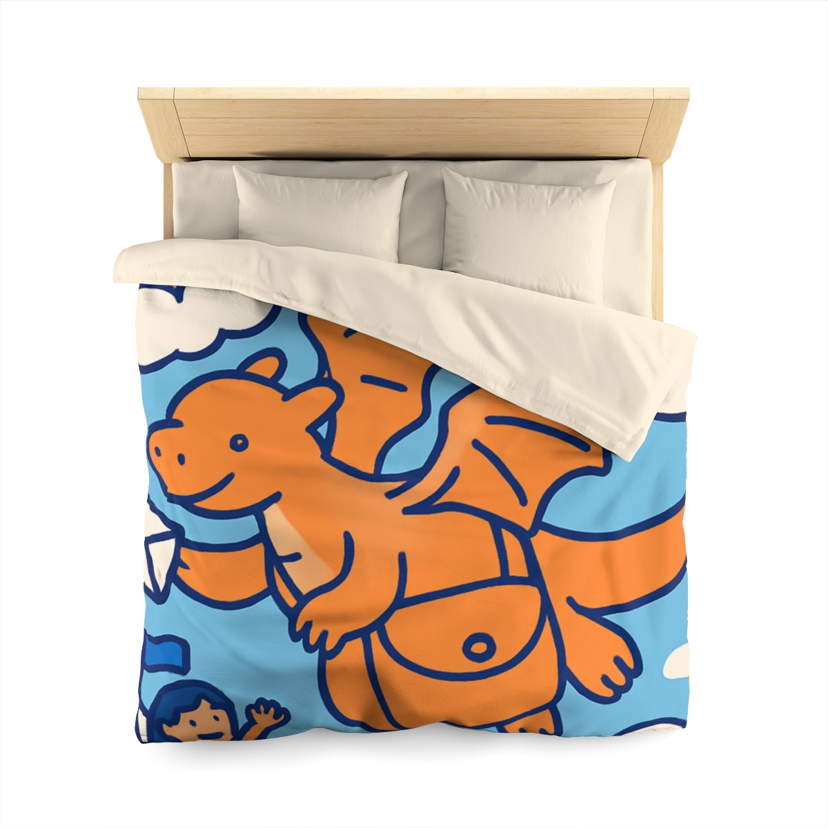 Cloud City Dragon Mail personalized bedding duvets