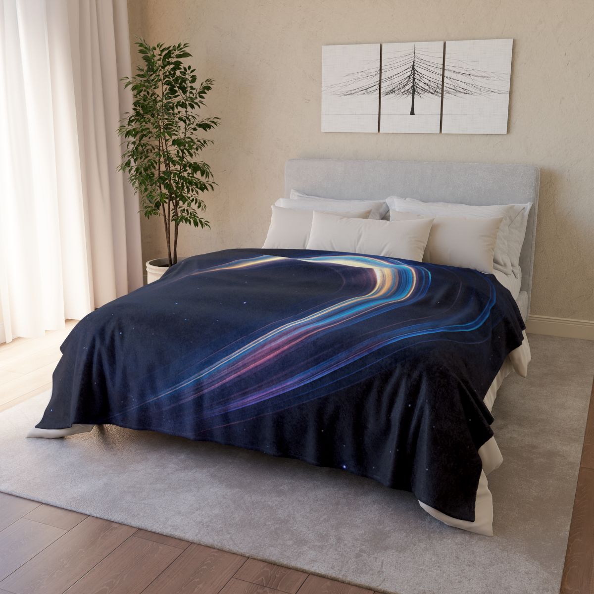 Prismatic Lenswave Mirage stylish throw blankets