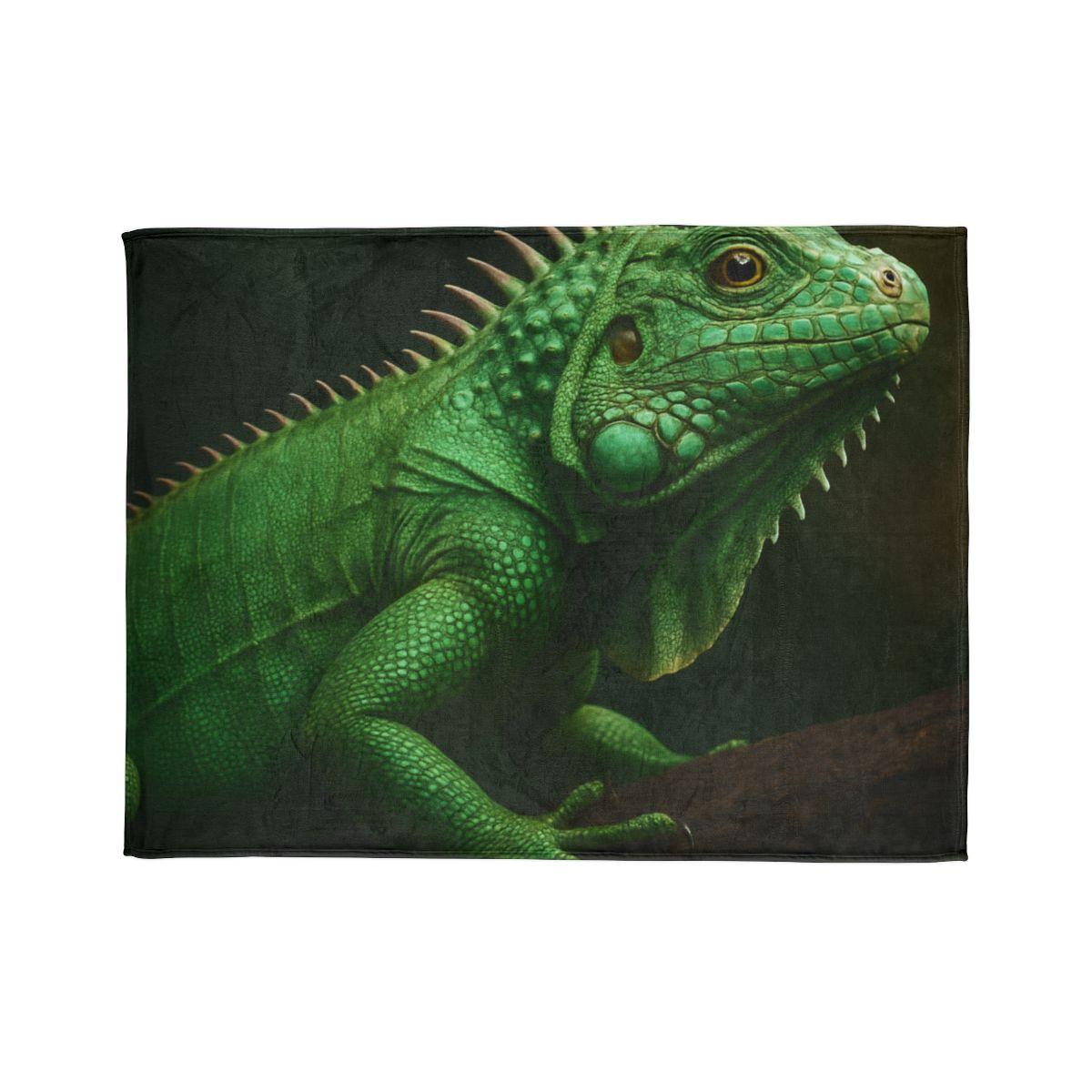 Mirror Glide Green Iguana decorative home blankets