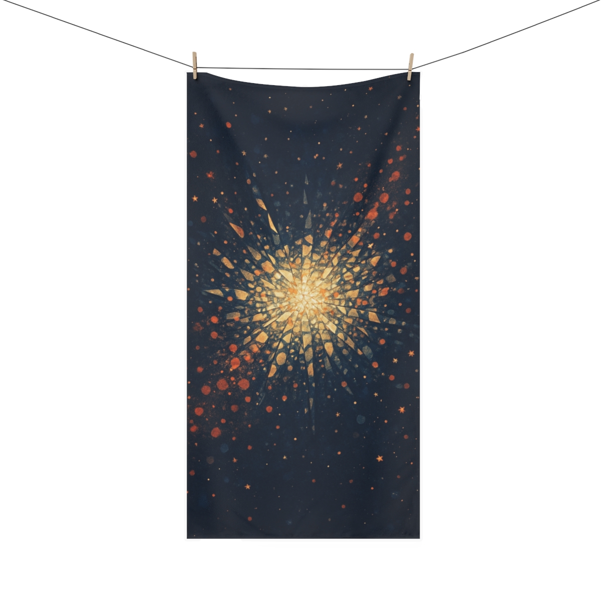 Starburst Mosaic Drift custom towels