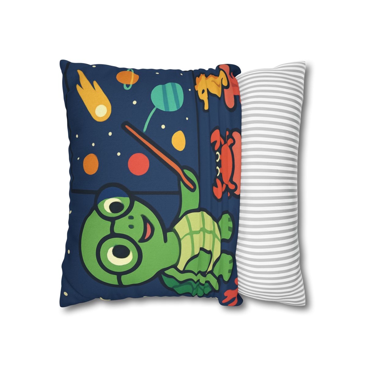 Comet Classroom Turtle personalized pillow covers