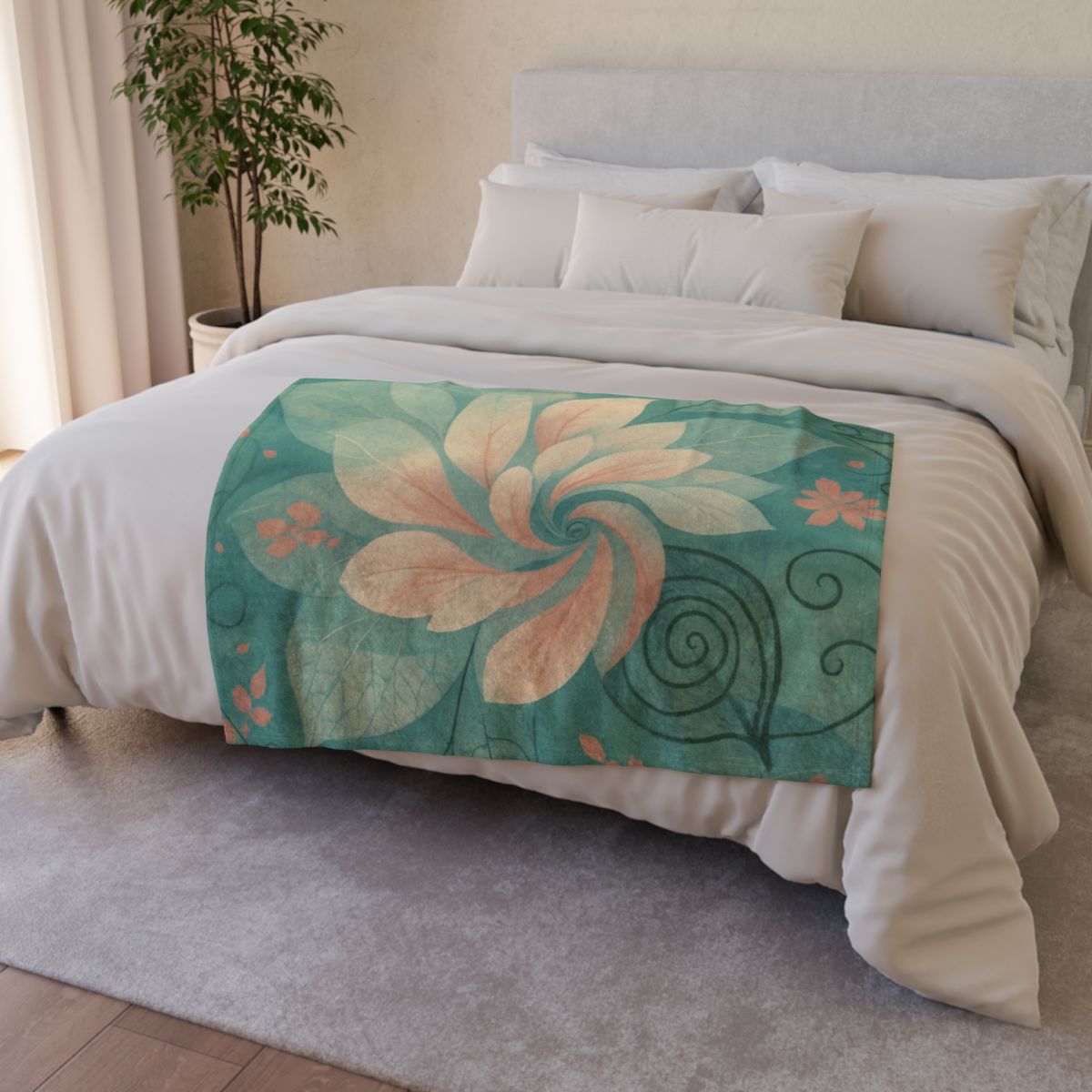 Petal Nebula Lace trendy patterned blankets