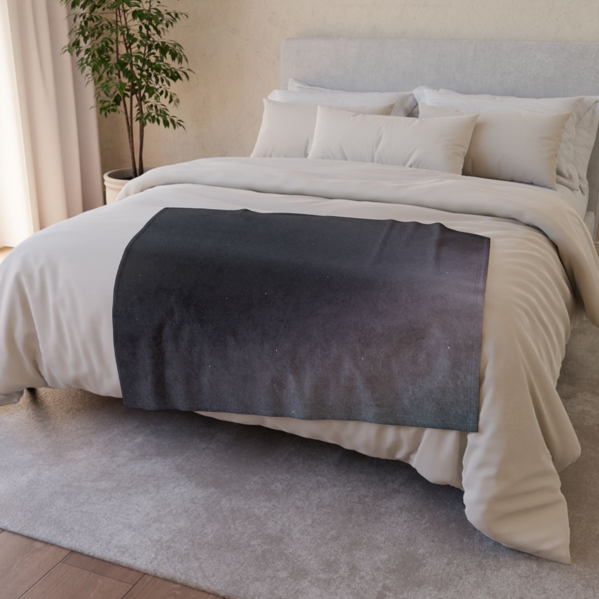 Dark Energy Veil Gradient decorative home blankets