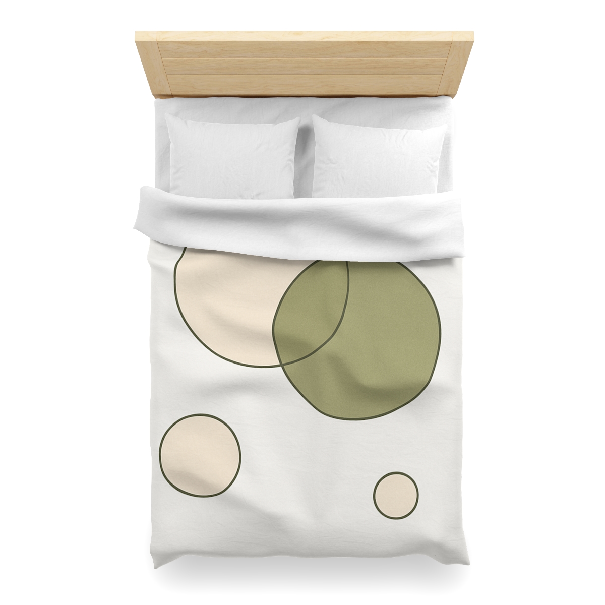 Quiet Balance Of Overlapping Circles unique patterned duvets