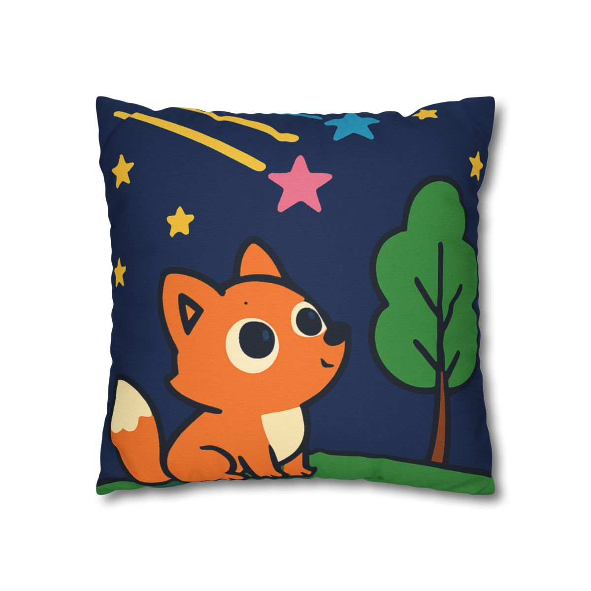 Cosmic Forest Fox And The Shooting Stars unique gift pillow cases