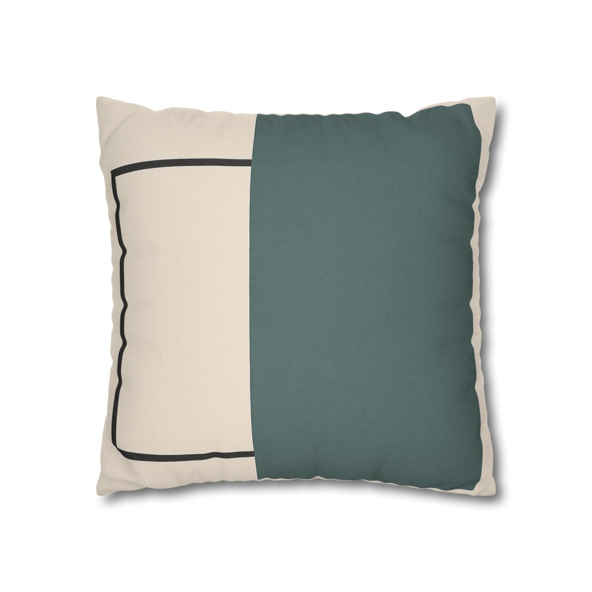 Offset Rectangle Pause personalized pillow covers