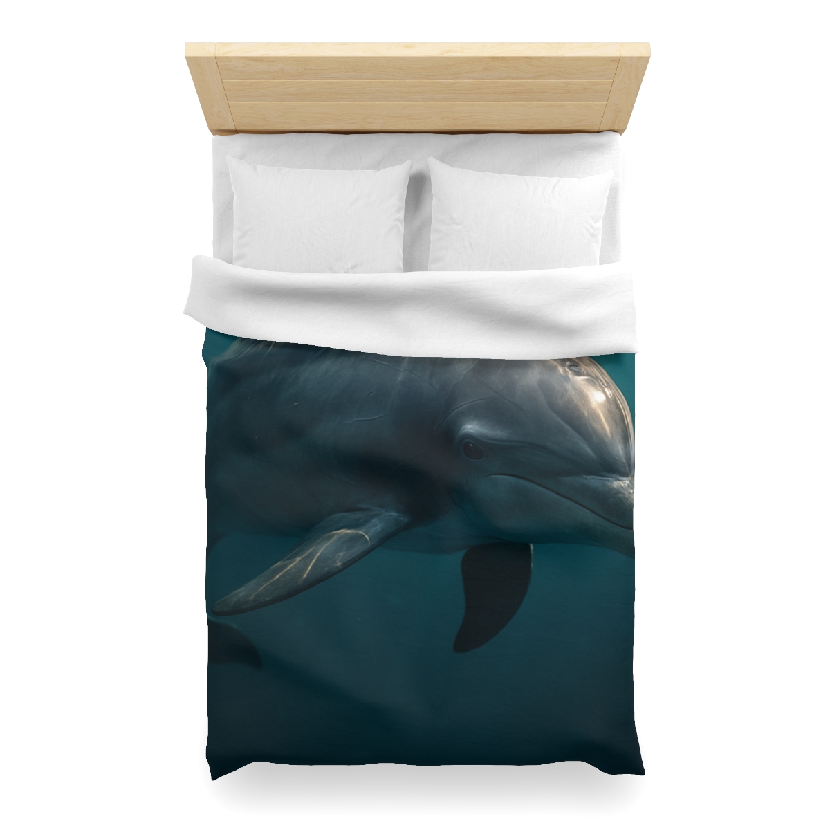 Nebula Drift Bottlenose Dolphin soft comforter duvets