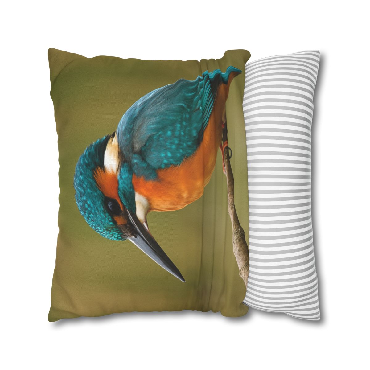 Azure Flash Kingfisher personalized pillow covers