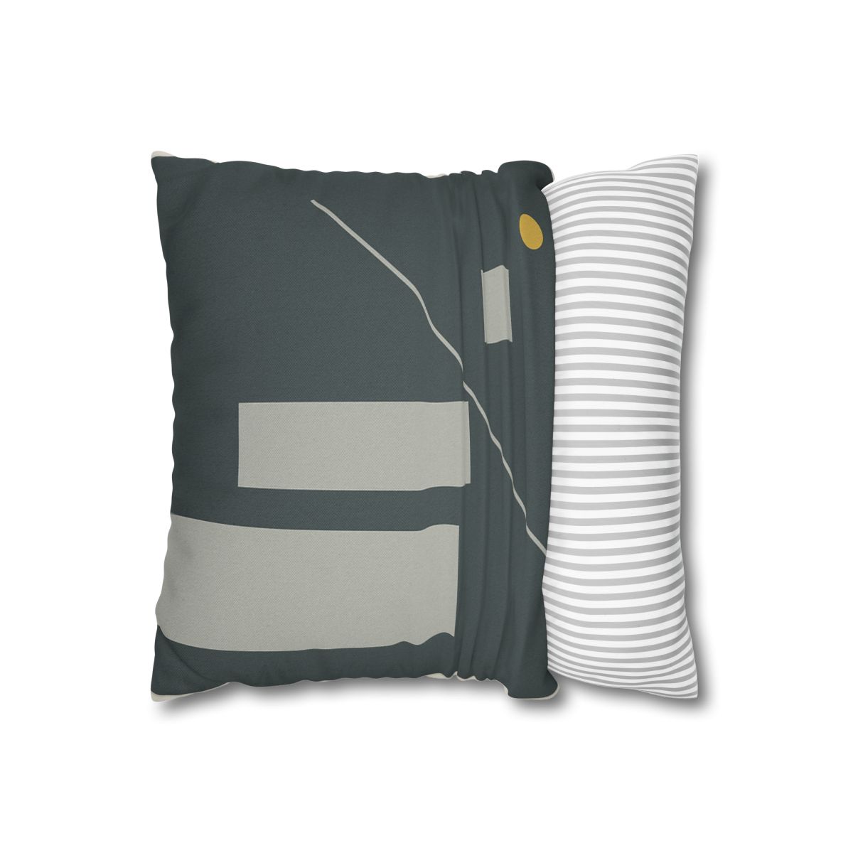 Staggered Blocks With Quiet Diagonal soft cotton pillow cases