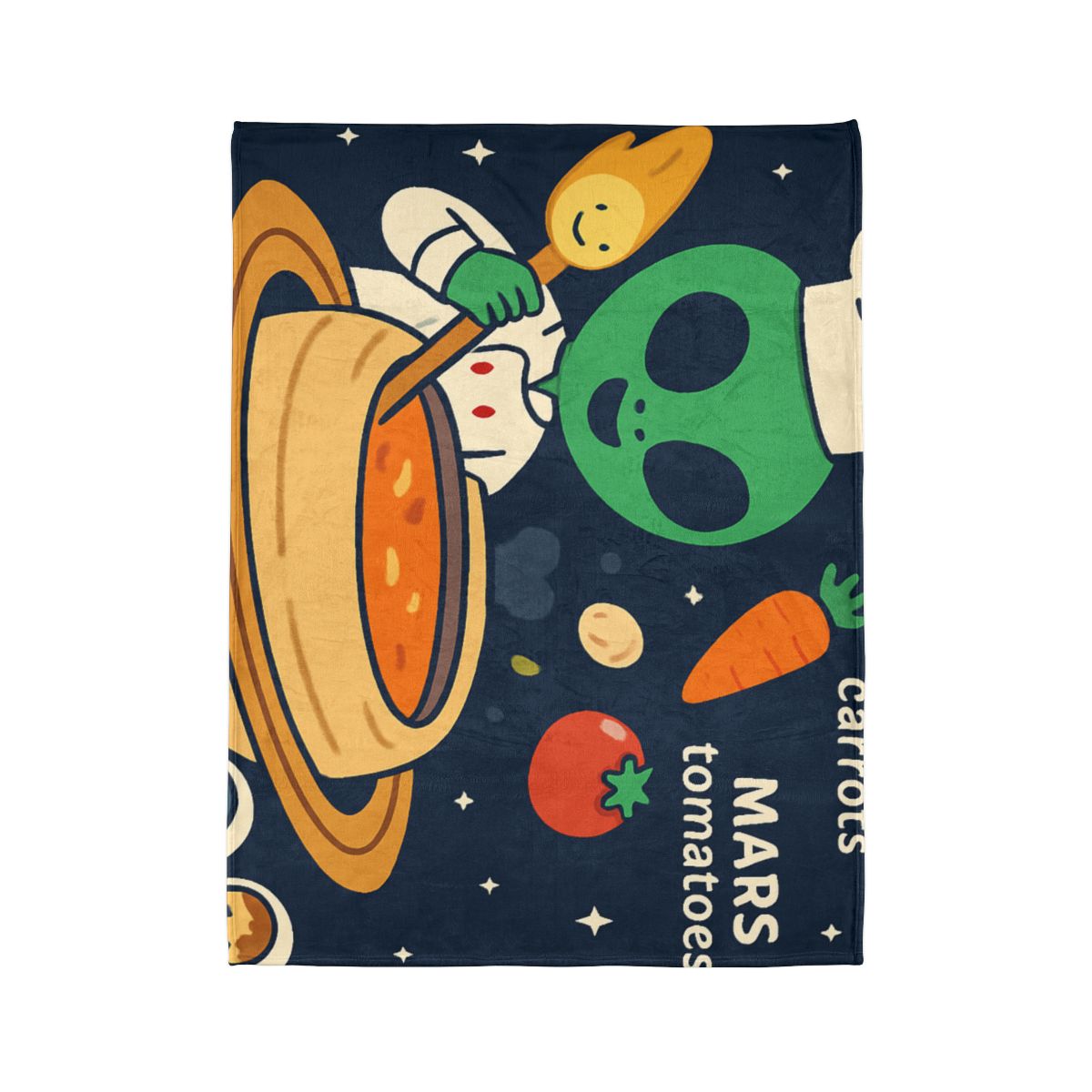 Solar System Soup Kitchen designer printed blankets