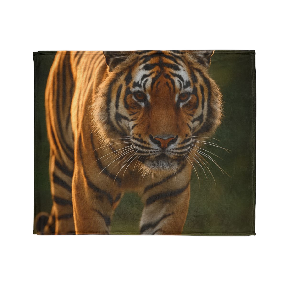 Forest Stalker Bengal Tiger soft fleece blankets