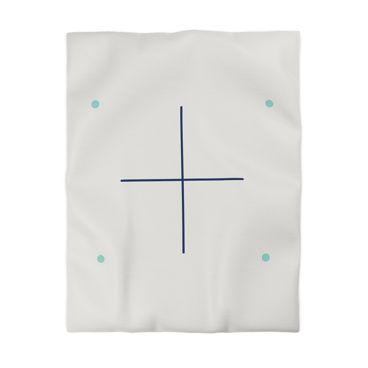 Sparse Meridian Cross And Dots stylish duvet covers