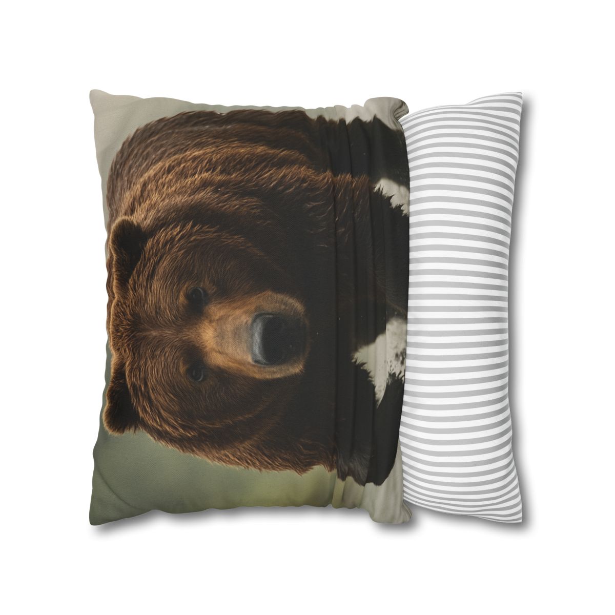River King Grizzly Bear soft cotton pillow cases
