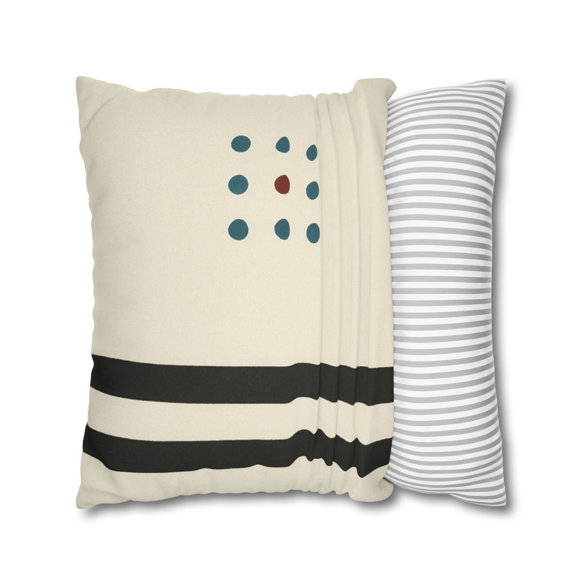 Staggered Duo And Tiny Grid stylish decorative pillowcases