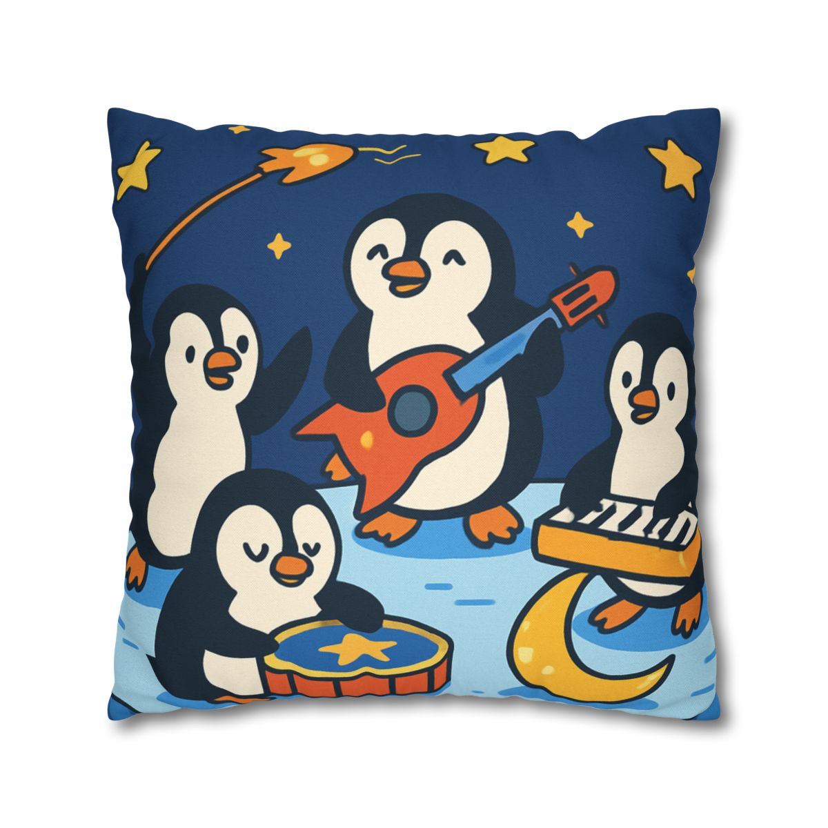 Starlight Symphony Penguin Band unique gift pillow cases