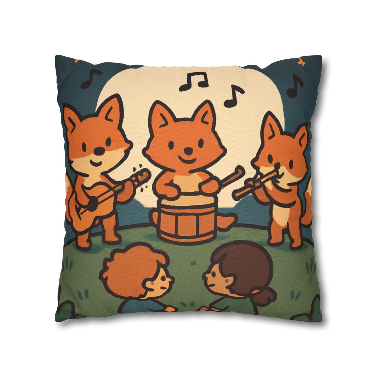 Moonlight Music Fox Band custom pillow cases